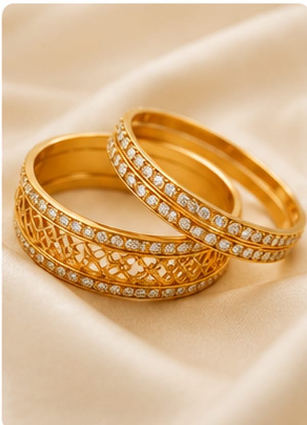 Gold bangles for women