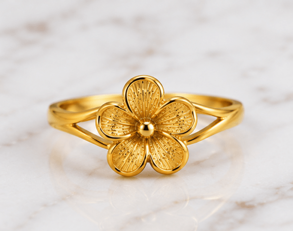 Floral Gold Ring