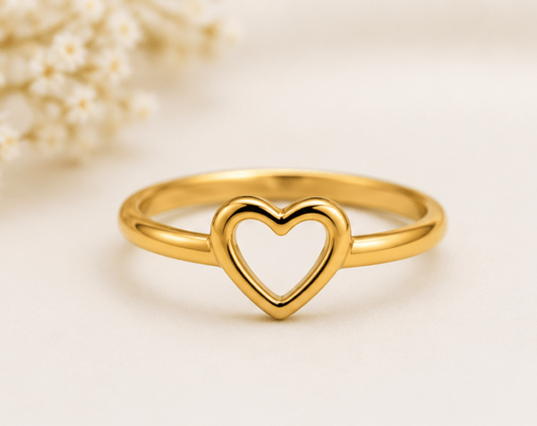 Heart Gold Ring