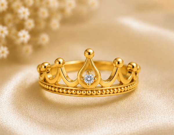 Crown Gold Ring