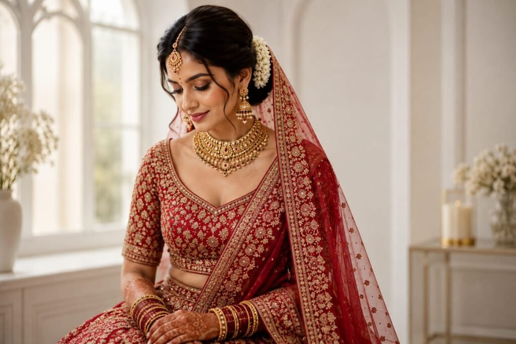 Bridal jewellery for wedding celebrations