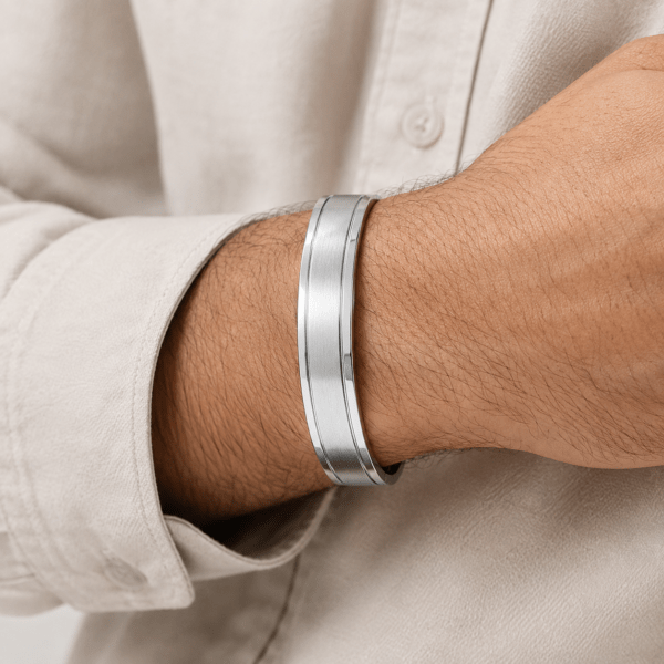 Urban Edge Men’s Silver Kada