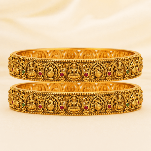 Divine Heritage Temple Gold Bangles