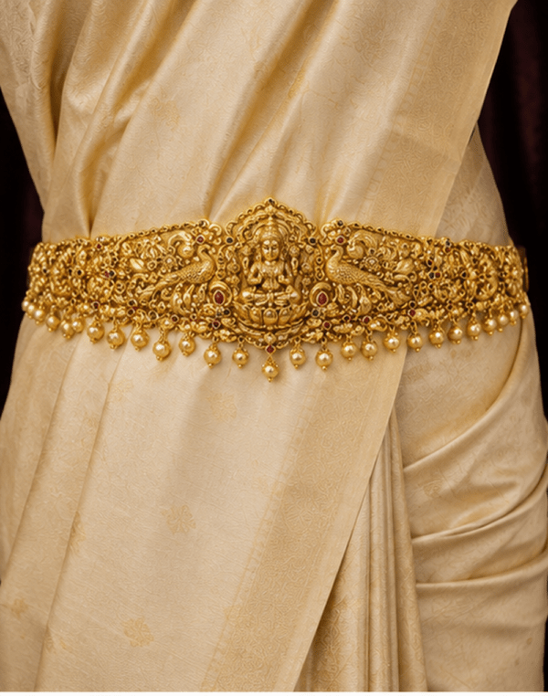 Royal Lakshmi Bridal Gold Waist Belt