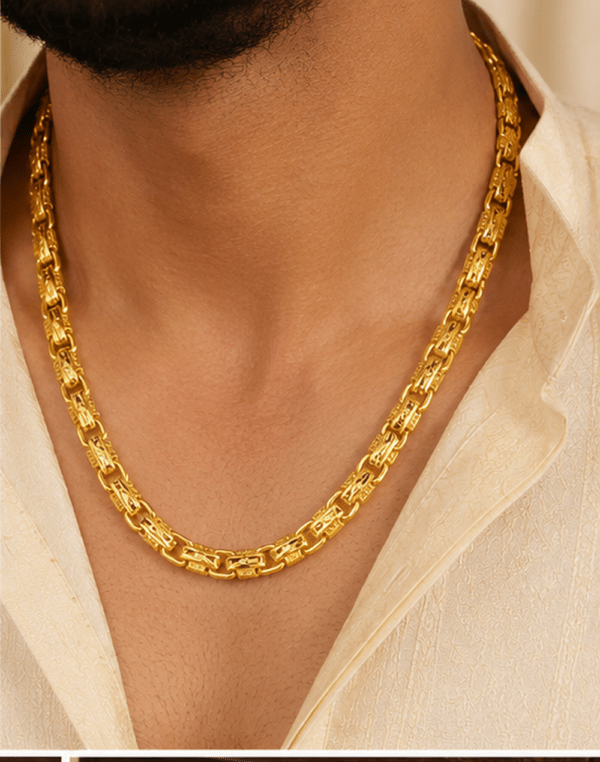 Royal Link Men’s Festive Gold Chain