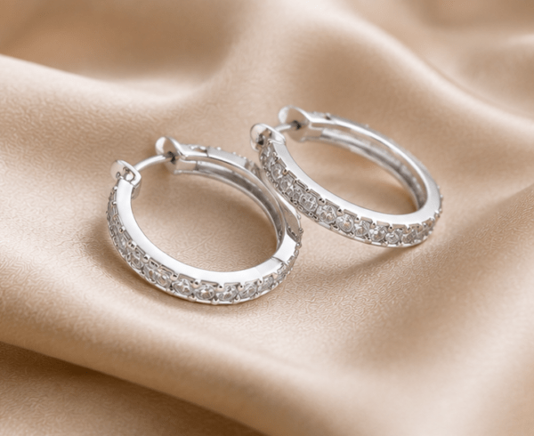 Silver Hoop Earrings