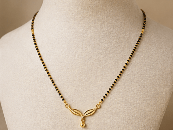 Golden Blossom Floral Mangalsutra