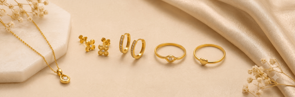 Daily wear gold jewellery 
