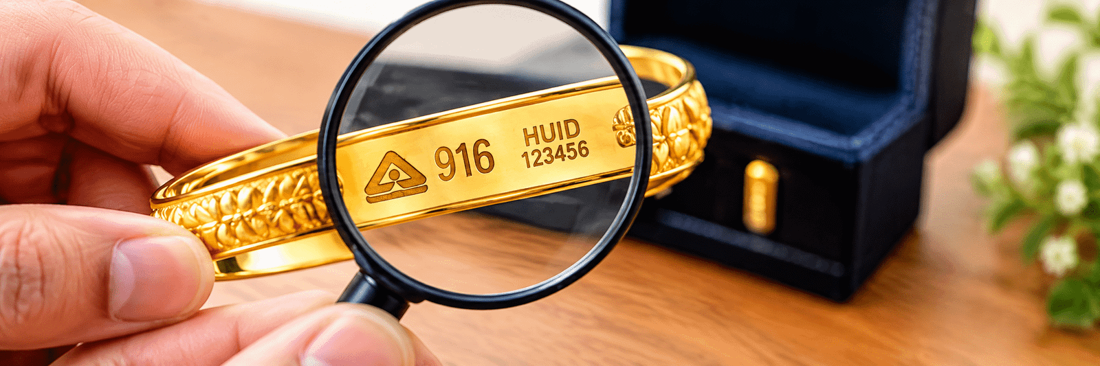 how to check gold purity on BIS hallmarked gold jewellery