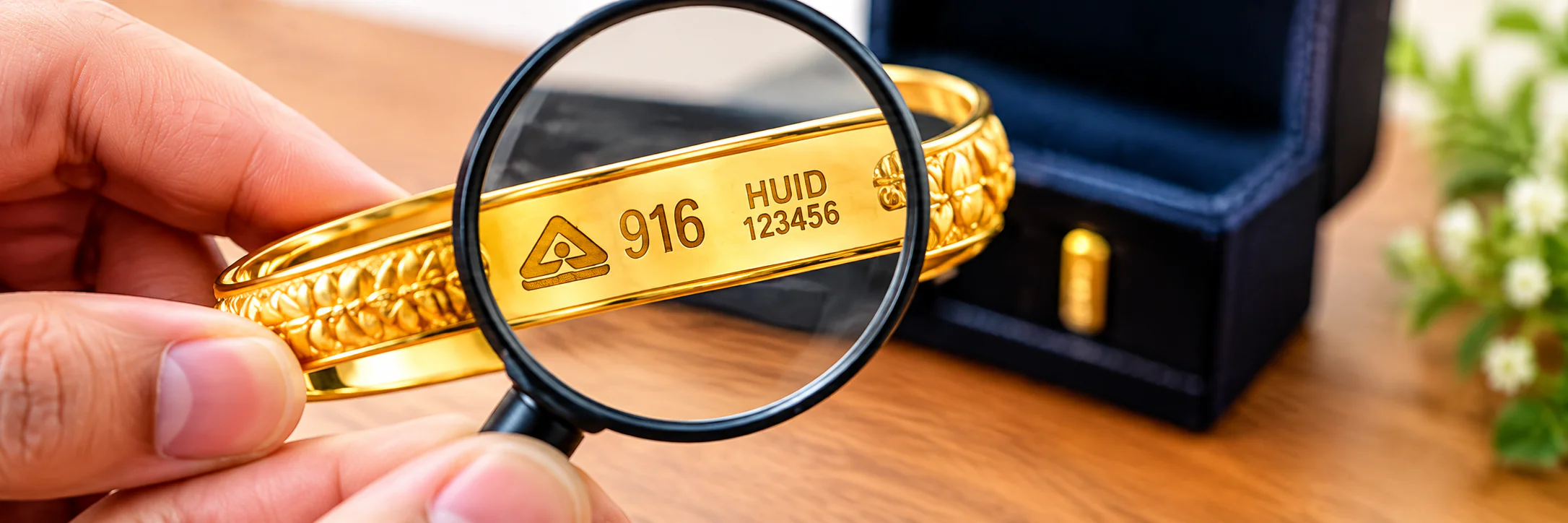 how to check gold purity on BIS hallmarked gold jewellery